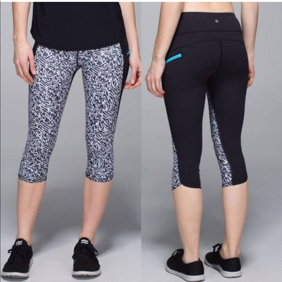 lululemon athletica Pants & Jumpsuits | Nwot Lululemon Black White Top